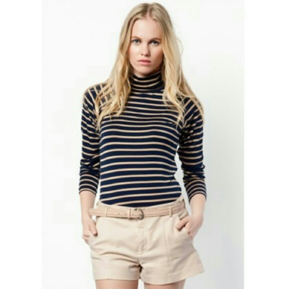 Zara striped turtleneck